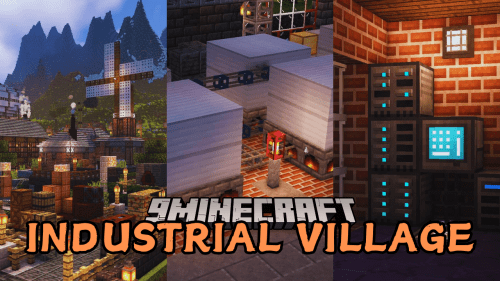 Industrial Village Modpack (1.20.1) – Build Complex Machines and Manage Colonies Thumbnail