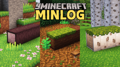 MinLog Mod (1.21.1, 1.20.6) – Fallen Trees around Biomes Thumbnail