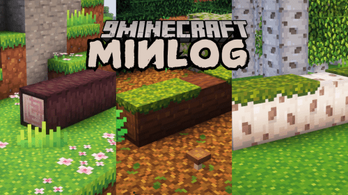 MinLog Mod (1.21.1, 1.20.6) – Fallen Trees around Biomes Thumbnail