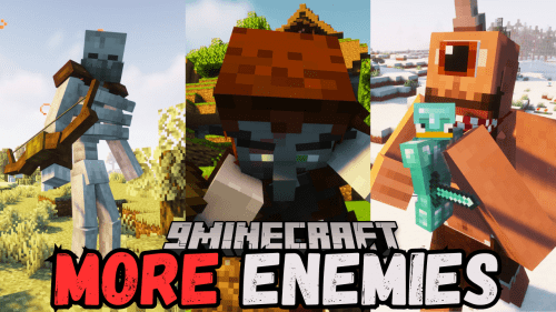 More Enemies Modpack (1.21, 1.20.1) – Hundreds of New Enemies Thumbnail