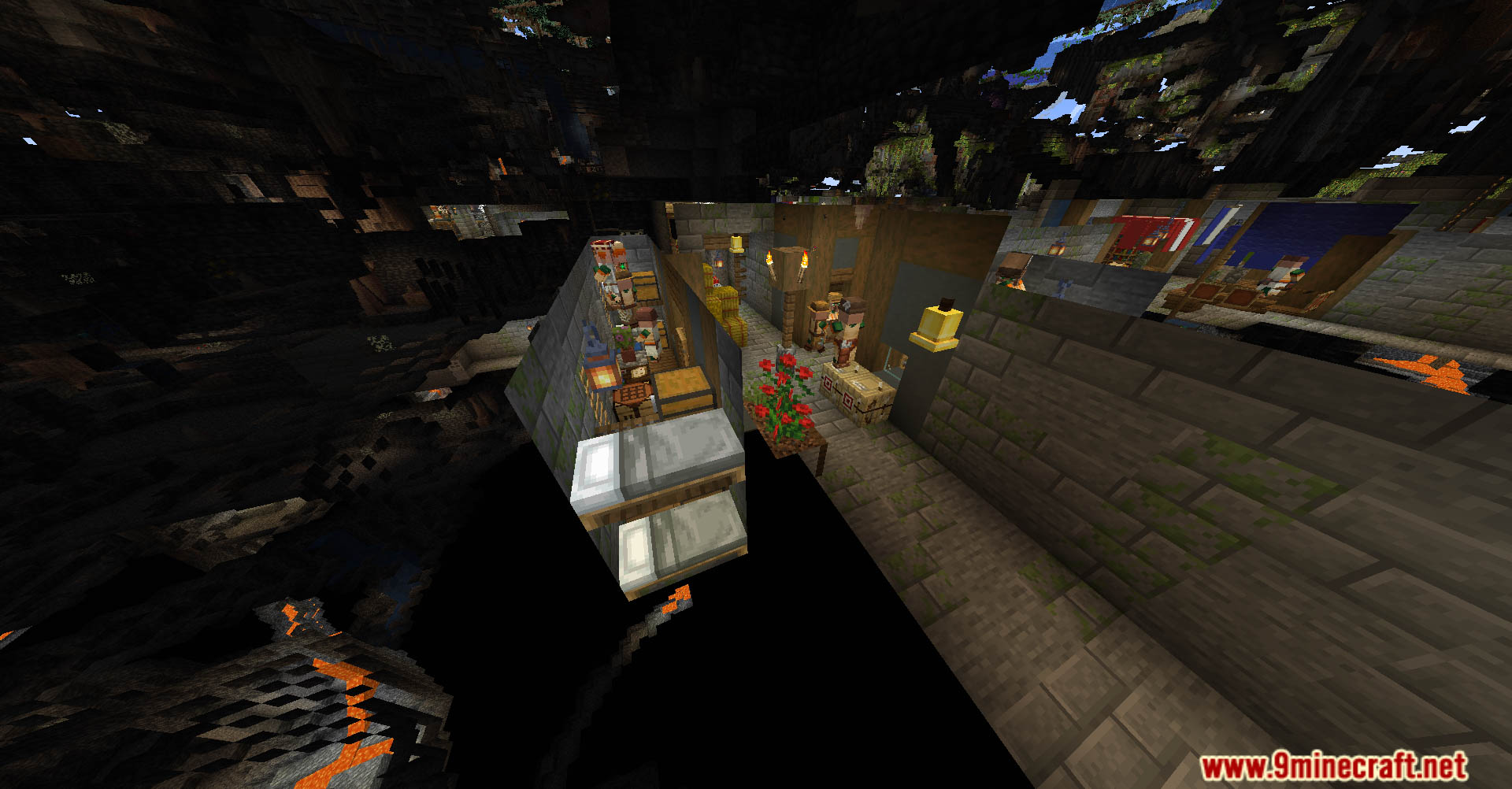 qrafty's Underground Villages Data Pack (1.21.1, 1.20.1) - Ultimate Survival Shelters 8