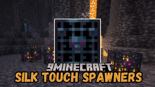 Silk Touch Spawners Mod (1.21.1) – Any Silk Touch Tool Can Pick Up Spawners Thumbnail