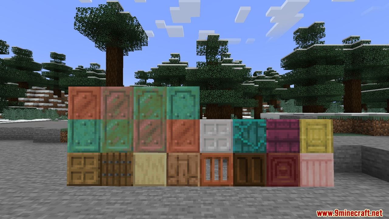 Vanilla Shutters Mod (1.21.1) - 15 Shutter Variants 5