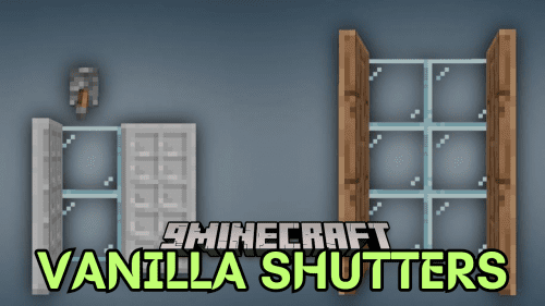 Vanilla Shutters Mod (1.21.1) – 15 Shutter Variants Thumbnail