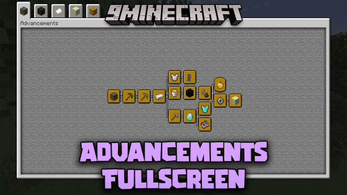 Advancements Fullscreen Mod (1.21.1, 1.20.1) – Maximize Your Achievements View Thumbnail