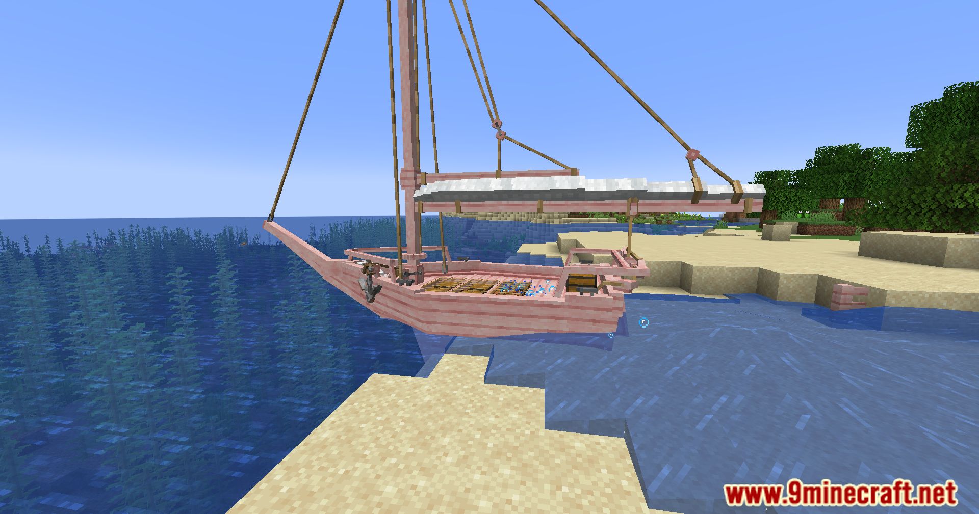 Aleki's Nifty Ships Mod (1.20.1) - Building And Sailing Ships In Minecraft 26