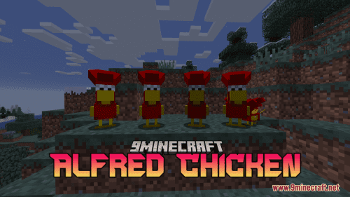 Alfred Chicken Resource Pack (1.21.1, 1.20.1) – Texture Pack Thumbnail