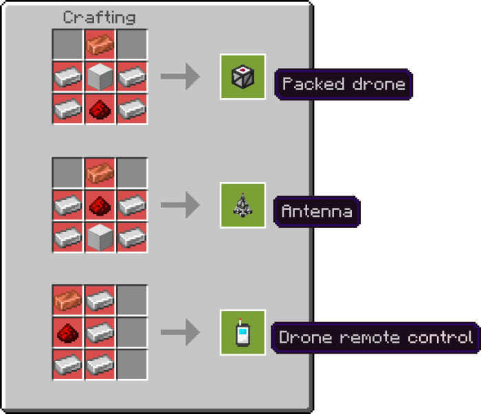 All-Purpose Drone Addon (1.21) - MCPE/Bedrock Mod 14