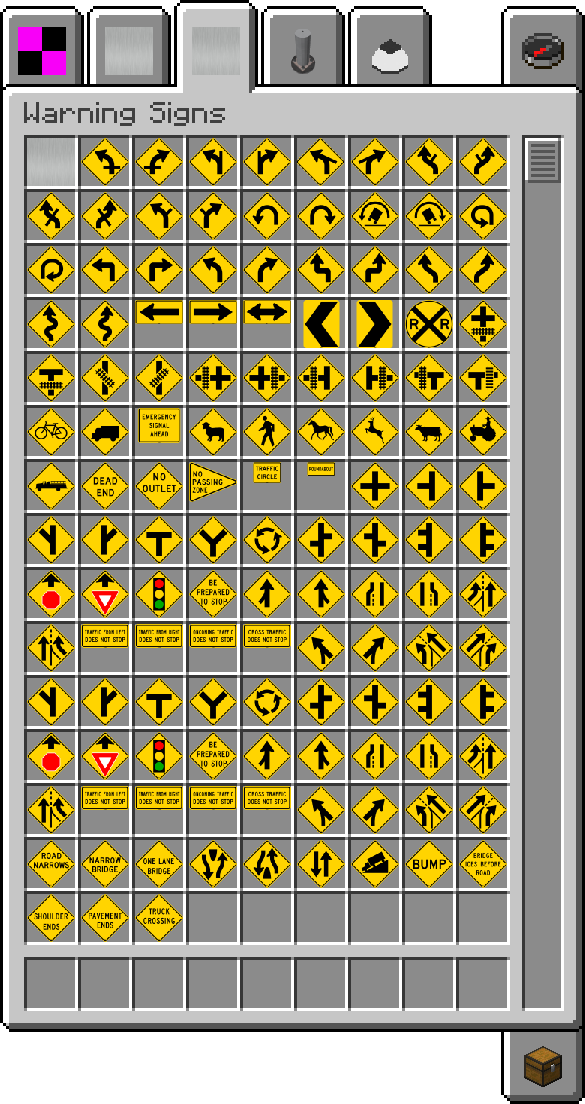 American Signs and Traffic Signals Pack Mod (1.12.2) - USA MUTCD 4