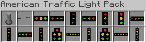 American Signs and Traffic Signals Pack Mod (1.12.2) - USA MUTCD 5