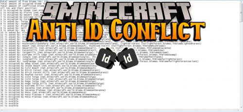 Anti ID Conflict Mod (1.7.10) – Helps You Solve ID Conflicts Thumbnail