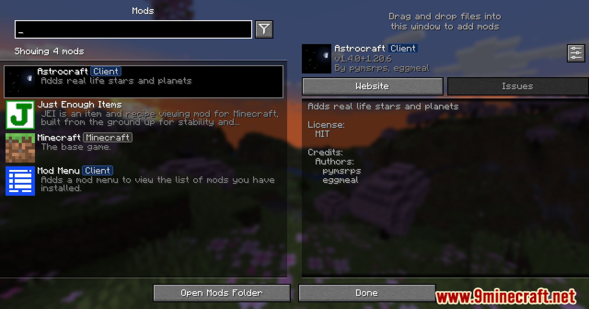 Astrocraft Mod (1.21.1, 1.20.1) - Customize Your Night Sky 2