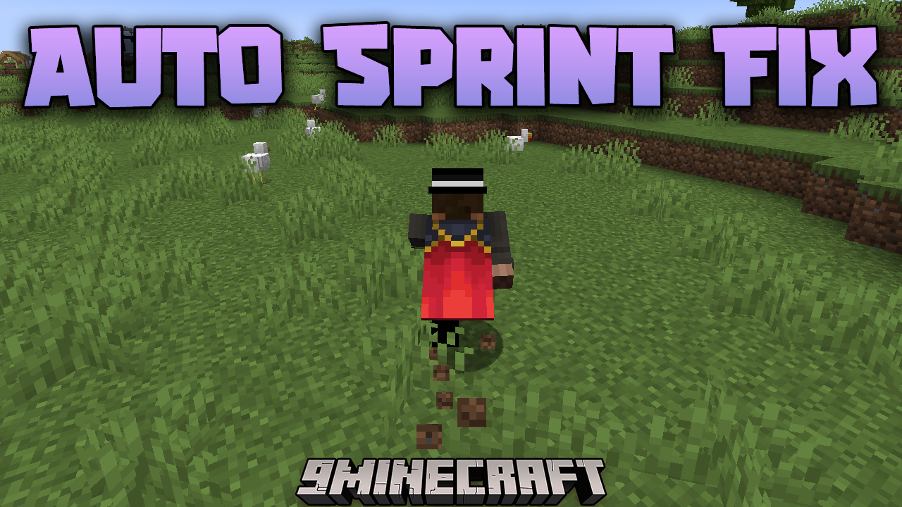 Auto Sprint Fix Mod (1.21.1, 1.20.1) - Fix Sprint And Shift Issues 1