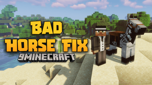 Bad Horse Fix Mod (1.21.1, 1.20.1) – Fixing Horse Armor Glitches Thumbnail