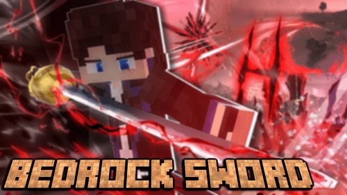 Bedrock Sword Addon (1.21) – MCPE/Bedrock Mod Thumbnail