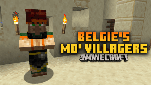 Belgie’s Mo’ Villagers Mod (1.21.1, 1.20.1) – Making Villages More Dynamic Thumbnail