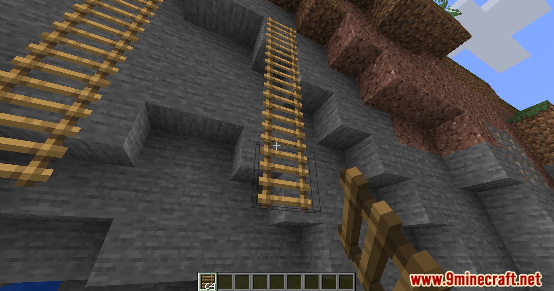 Better Ladders Mod (1.21.1, 1.20.1) - Simplify Ladder Placement 9