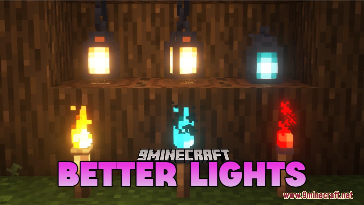 Better Lights Resource Pack (1.21.1, 1.20.1) - Texture Pack 1