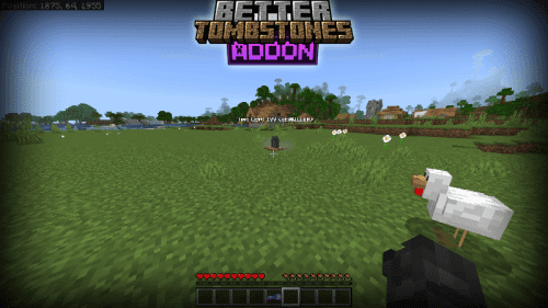 Better Tombstones Addon (1.21) – MCPE/Bedrock Mod Thumbnail