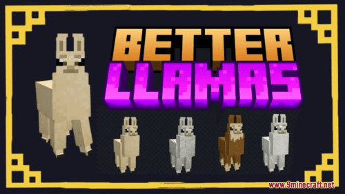 Better llamas Resource Pack (1.21.1, 1.20.1) – Texture Pack Thumbnail