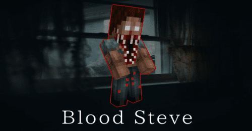 Blood Steve Addon (1.21) – MCPE/Bedrock Mod Thumbnail