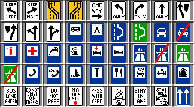 Blu's Sign Pack Mod (1.16.5, 1.12.2) - Collection of Road Signs 11