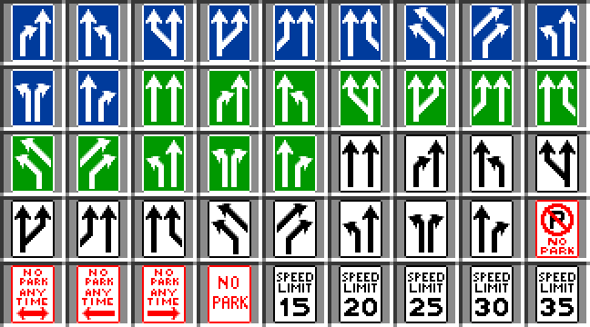 Blu's Sign Pack Mod (1.16.5, 1.12.2) - Collection of Road Signs 12