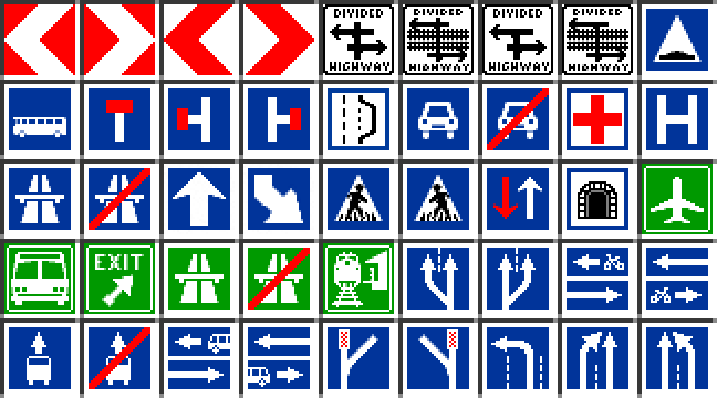 Blu's Sign Pack Mod (1.16.5, 1.12.2) - Collection of Road Signs 14