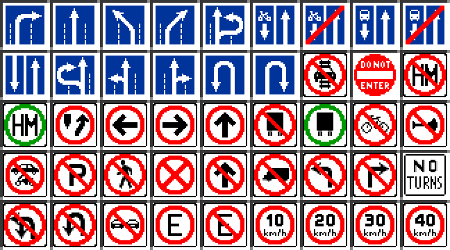 Blu's Sign Pack Mod (1.16.5, 1.12.2) - Collection of Road Signs 15