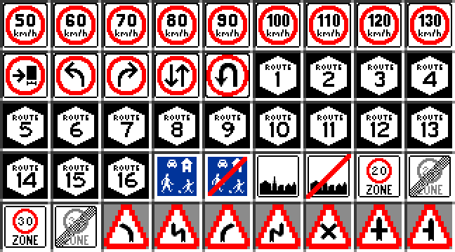 Blu's Sign Pack Mod (1.16.5, 1.12.2) - Collection of Road Signs 16