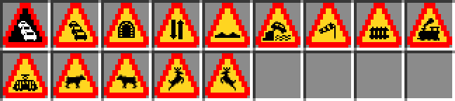 Blu's Sign Pack Mod (1.16.5, 1.12.2) - Collection of Road Signs 19