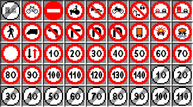 Blu's Sign Pack Mod (1.16.5, 1.12.2) - Collection of Road Signs 3