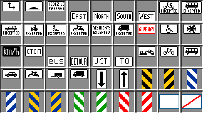 Blu's Sign Pack Mod (1.16.5, 1.12.2) - Collection of Road Signs 8