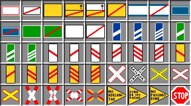 Blu's Sign Pack Mod (1.16.5, 1.12.2) - Collection of Road Signs 9