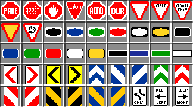 Blu's Sign Pack Mod (1.16.5, 1.12.2) - Collection of Road Signs 10