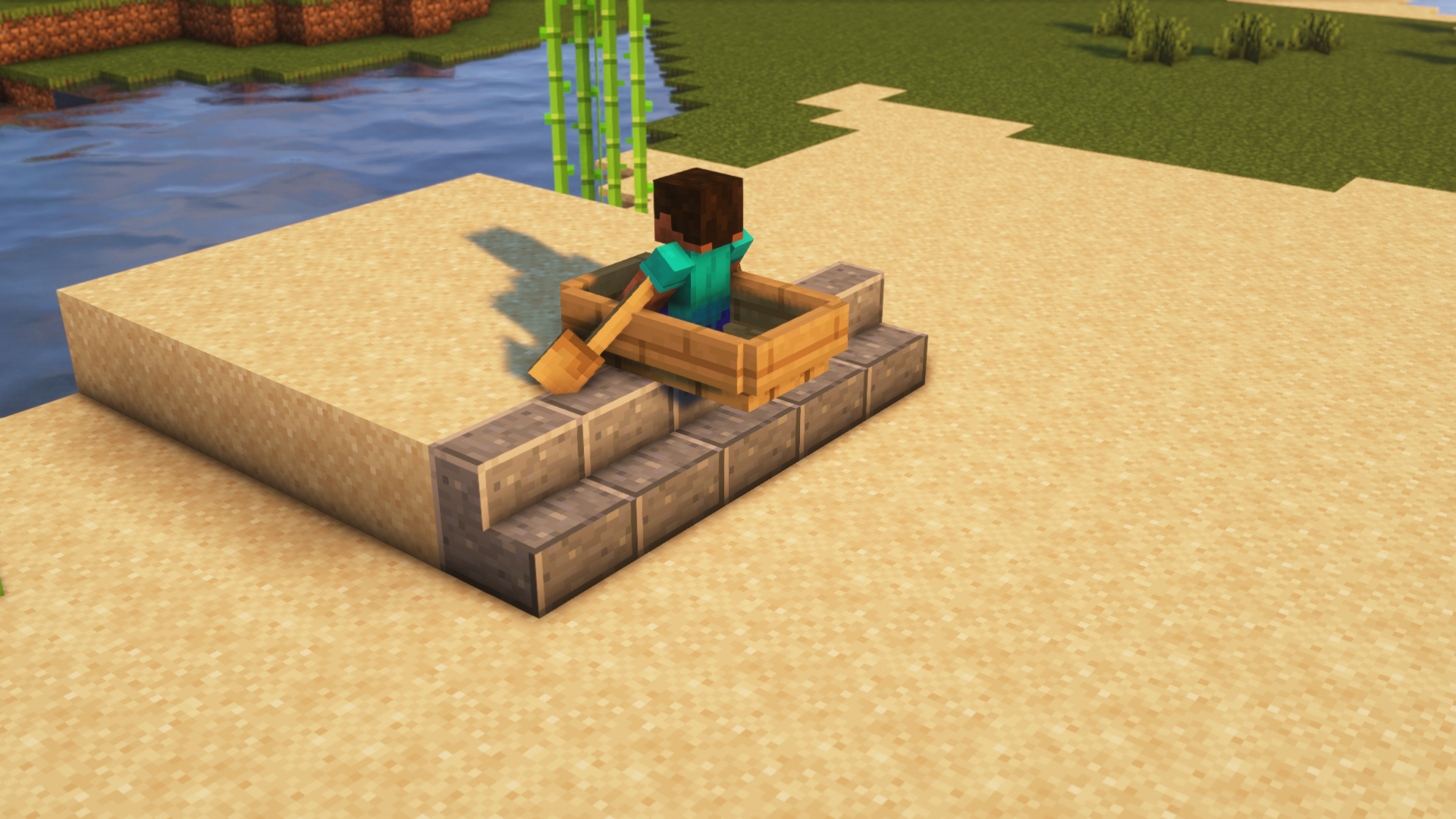 Boats Up Stairs Mod (1.21.1, 1.20.1) - Move Boats Up Stairs 5