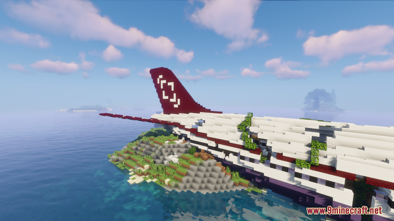 Crashed Map (1.21.1, 1.20.1) - Plane Crash Survival 5