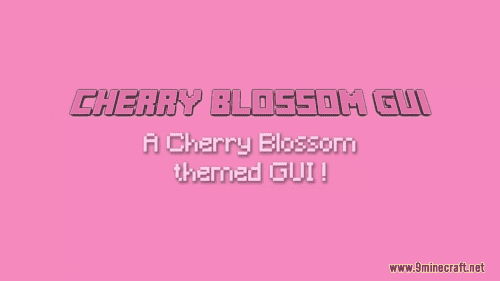 Cherry Blossom GUI Resource Pack (1.21.1, 1.20.1) – Texture Pack Thumbnail