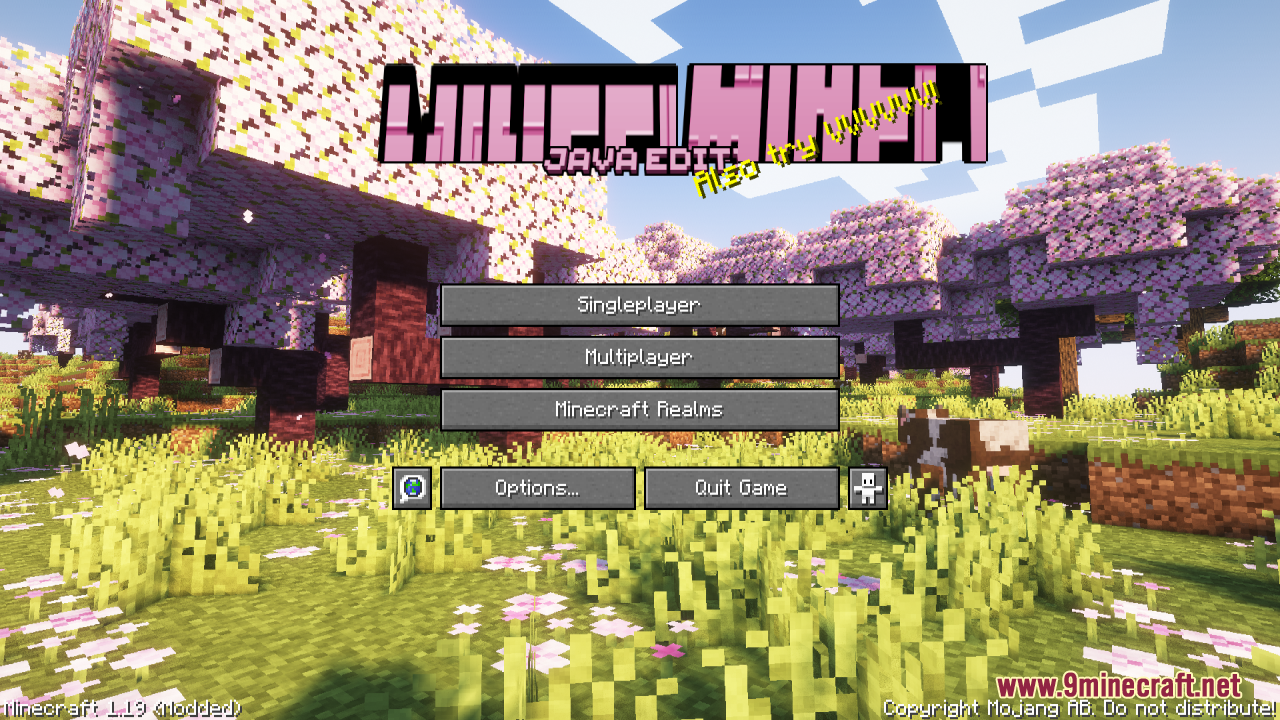 Cherry Blossom GUI Resource Pack (1.21.1, 1.20.1) - Texture Pack 3