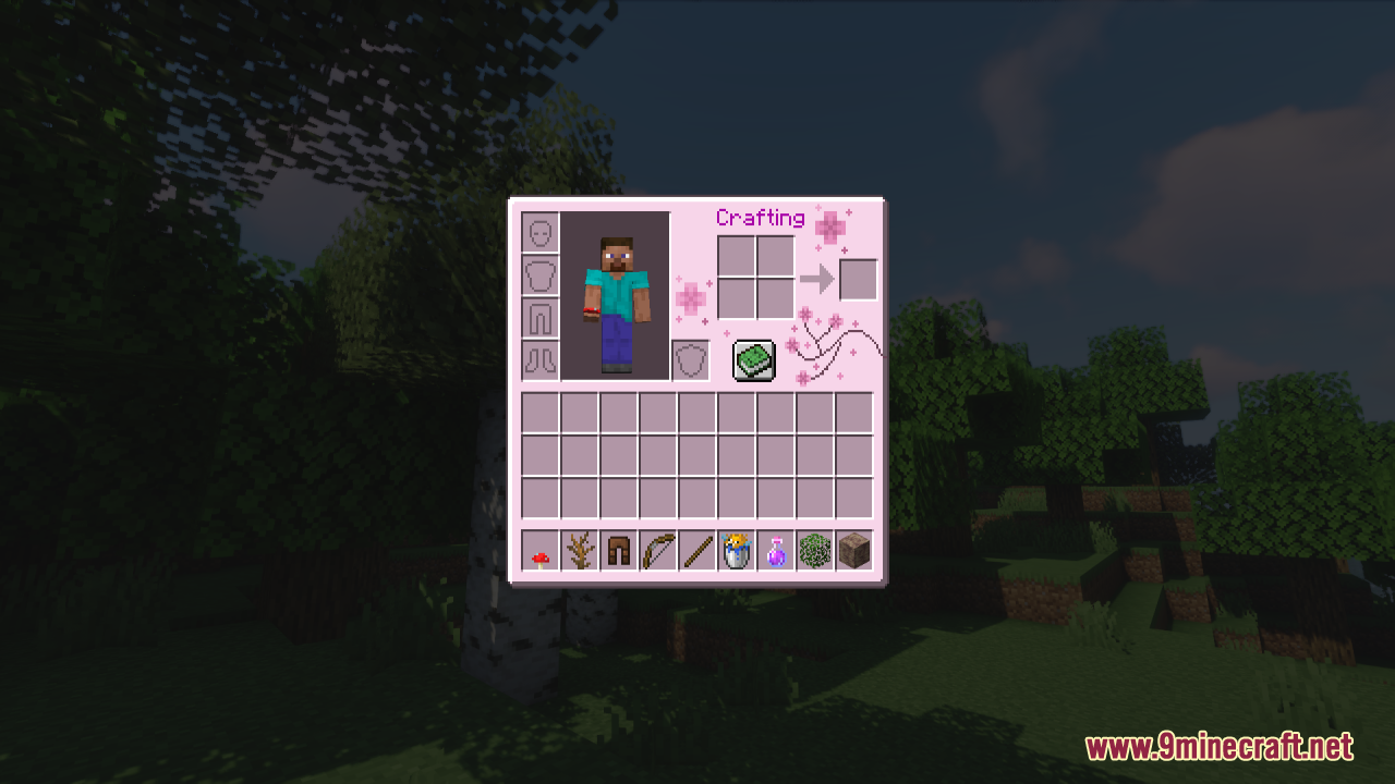 Cherry Blossom GUI Resource Pack (1.21.1, 1.20.1) - Texture Pack 9