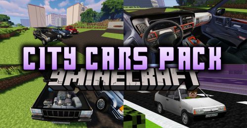 City Cars Pack Mod (1.16.5, 1.12.2) – Conventional Machines Thumbnail