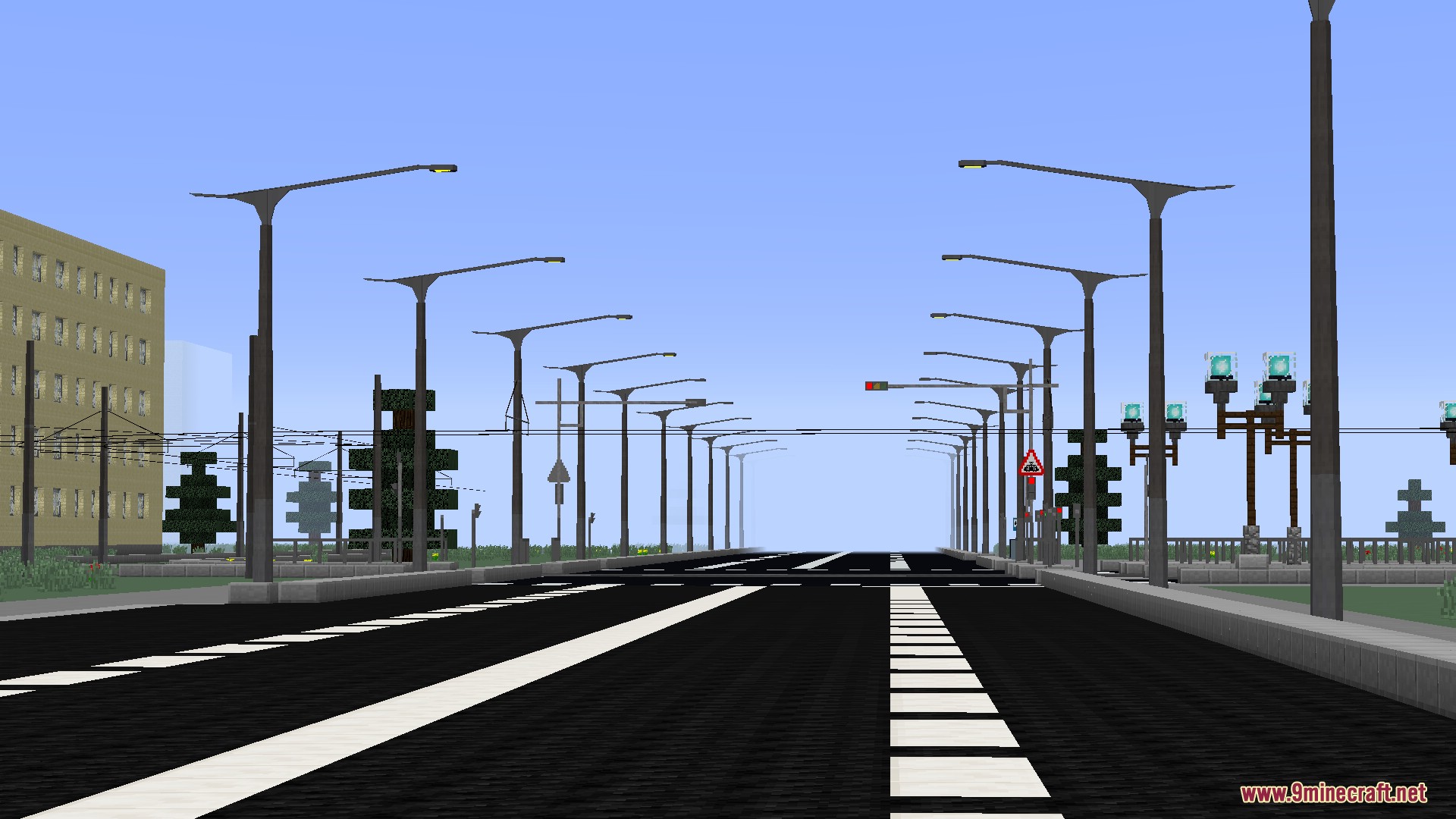 City Infrastructure Pack Mod (1.12.2) - Traffic Lights, Signs and Poles 2