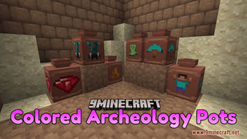 Colored Archeology Pots Resource Pack (1.21.1, 1.20.1) – Texture Pack Thumbnail