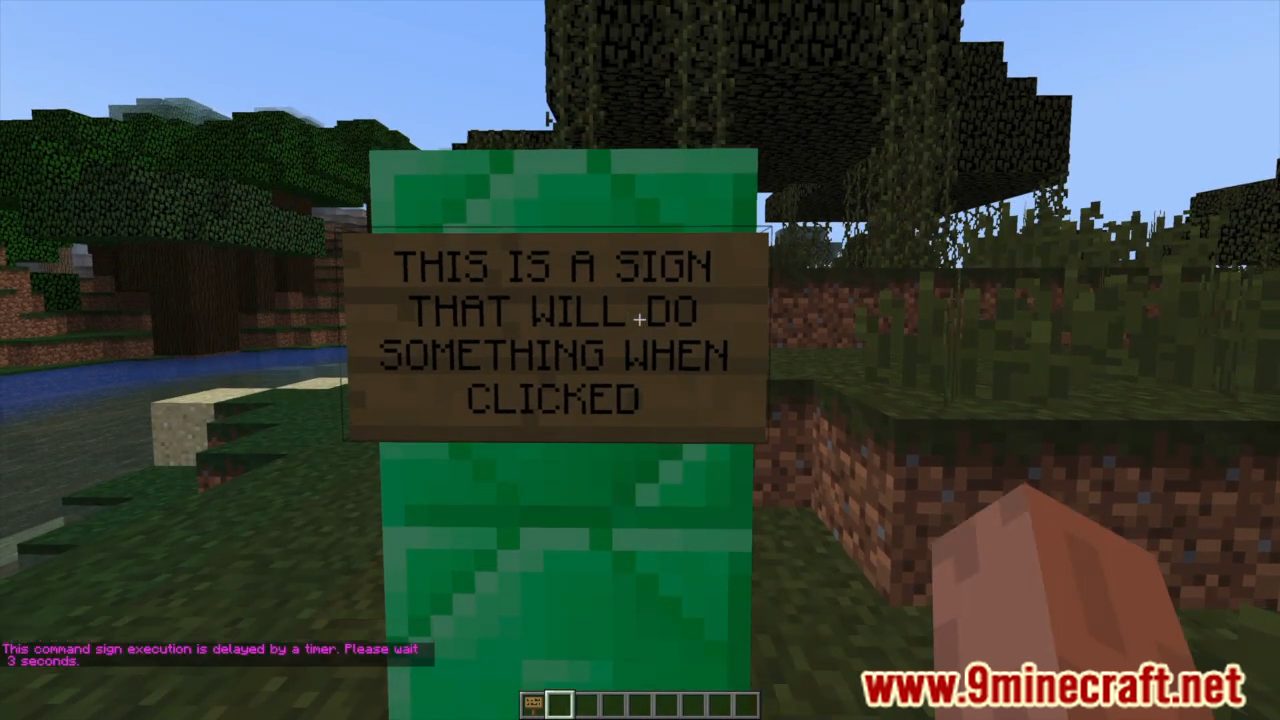 Command Signs Plugin (1.16.5, 1.12.2) - Allows Admins To Create Command Signs 2