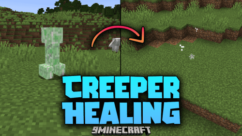 Creeper Healing Mod (1.21.1, 1.20.1) – Automatic Terrain Repair Thumbnail