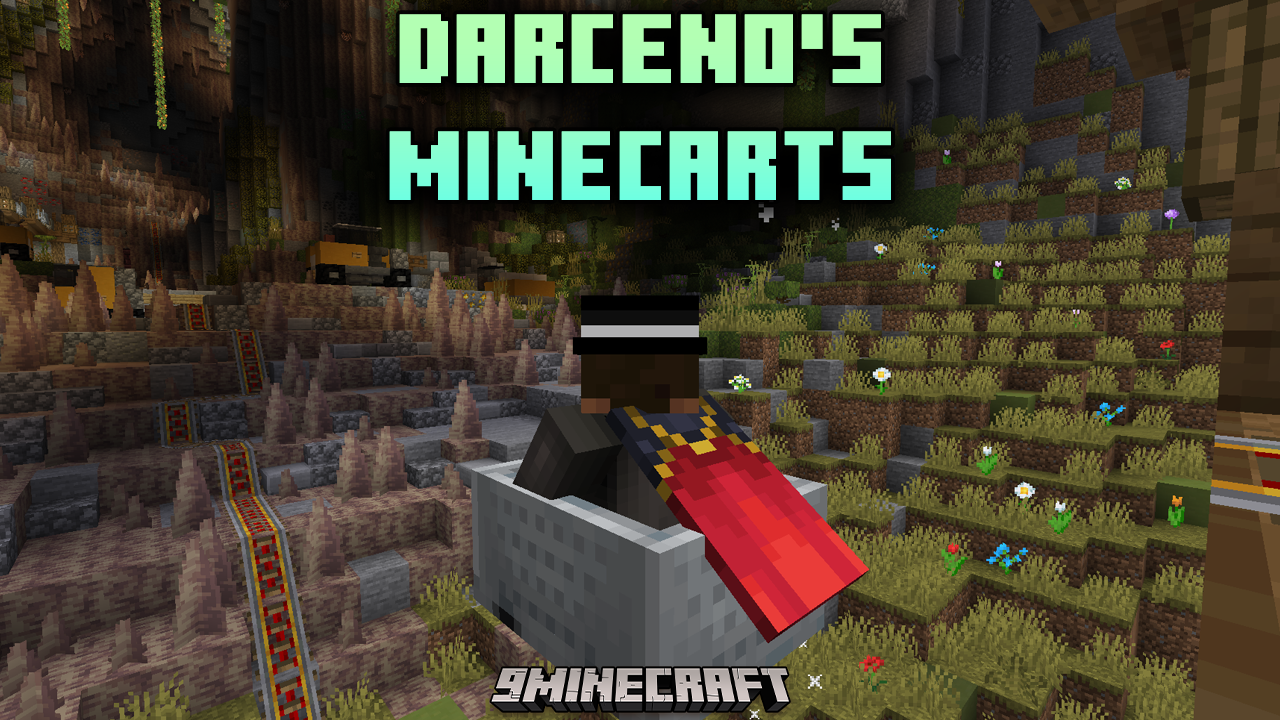 Darceno's Minecarts Mod (1.21.1, 1.20.1) - Making Minecarts Fast, Efficient, And Autonomous 1