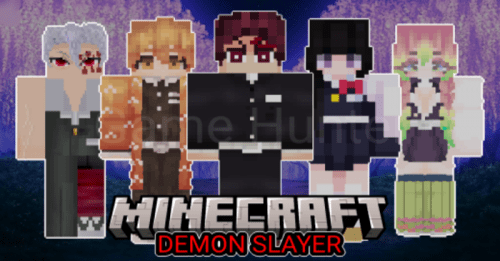 Demon Slayer Addon (1.21) – MCPE/Bedrock Mod Thumbnail