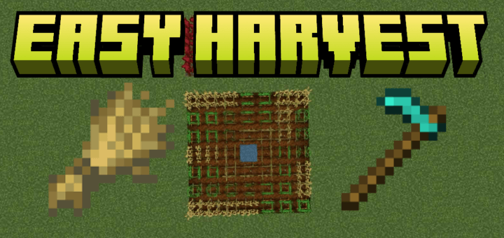 Easy Harvest Addon (1.21) - MCPE/Bedrock Mod 1