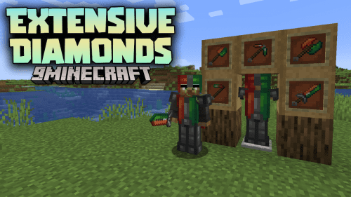 Extensive Diamonds Mod (1.21.1, 1.20.1) – New Diamonds, New Possibilities Thumbnail