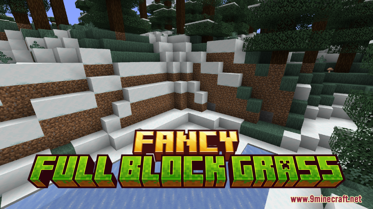 Fancy Full Block Grass Resource Pack (1.21.3, 1.20.1) - Texture Pack 1